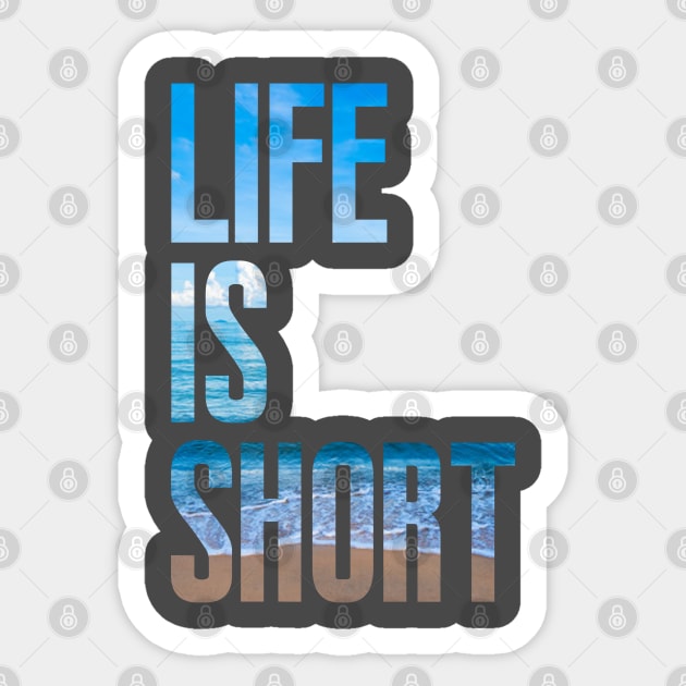 Life is short Sticker by PAULO GUSTTAVO